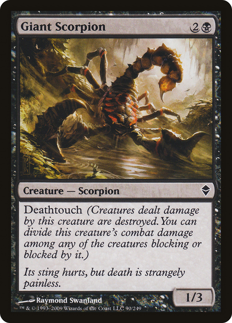 Giant Scorpion (ZEN-090) - Zendikar Foil