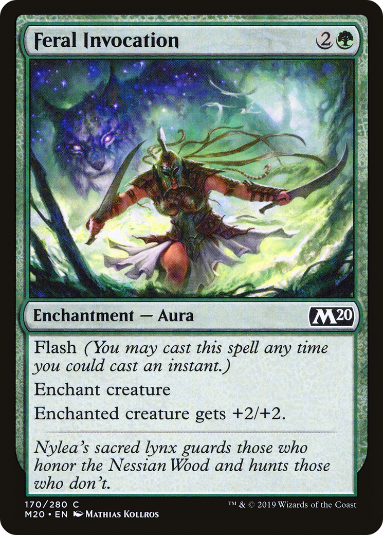 Feral Invocation (M20-170) - Core Set 2020 Foil