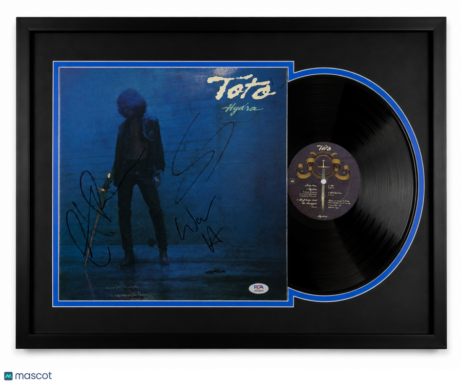 Toto Signed Hydra Framed Vinyl Album PSA