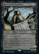 Graveyard Trespasser // Graveyard Glutton (MID-290) - Innistrad: Midnight Hunt: (Showcase, Double Faced Transform)