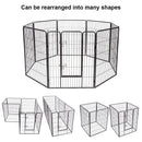 8 Metal Panel Heavy Duty Pet Playpen Dog Fence with Door-40 Inch