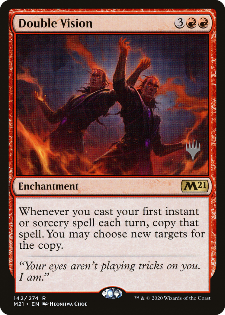 Double Vision (PPM21-142P) - Core Set 2021 Promos Foil