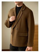 Double-sided Woolen Coat Men's High-end Business Leisure