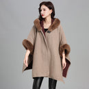 Mid-length Fur Coat Womens Knitted Cardigan