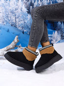 Round Toe Platform Boots