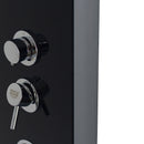 59 Inch Tempered Glass Shower Panel with Hand Shower