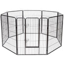 8 Metal Panel Heavy Duty Pet Playpen Dog Fence with Door-40 Inch