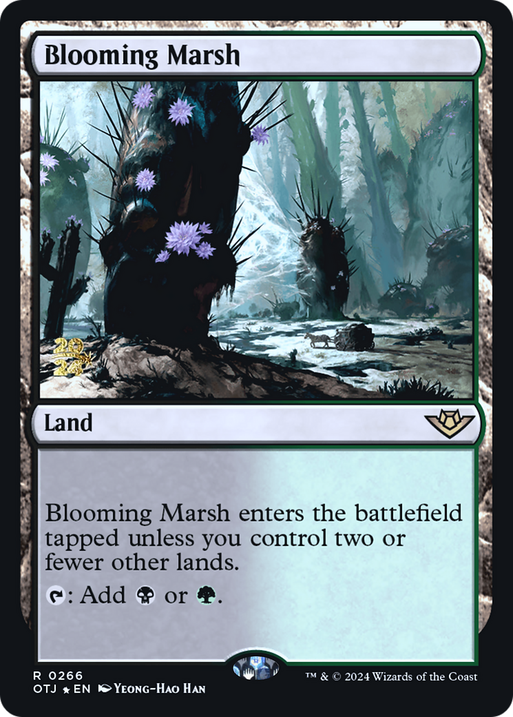 Blooming Marsh (PRE-266) - Outlaws of Thunder Junction Promos Foil