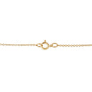 10K Yellow Flashed .925 Sterling Silver 1/4 Cttw Champagne Diamond Filigree Cross Pendant Necklace (K-L Color, I1-I2 Clarity) - 18"