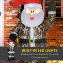 8FT Inflatable Camouflage Santa with LED Lights & Fan