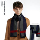 Simple Plaid Artificial Cashmere Warm Scarf