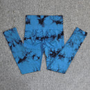 Women's Printed Tie-dye Seamless Skinny Yoga Pants