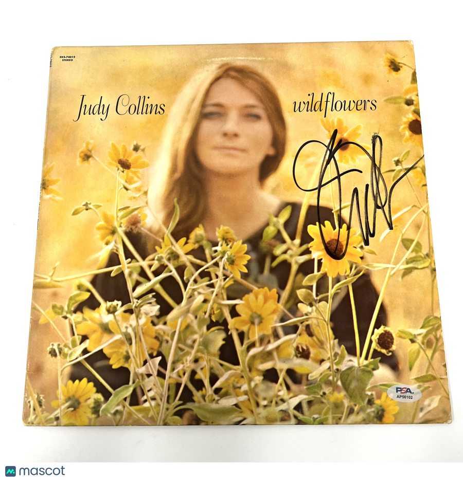 Judy Collins Vinyl Cover PSA/DNA Autographed Wild Flowers