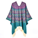 Bohemian-style Vintage Tassel Shawl