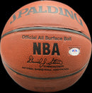 Mickaël Piétrus Signed Basketball PSA Golden State Warriors