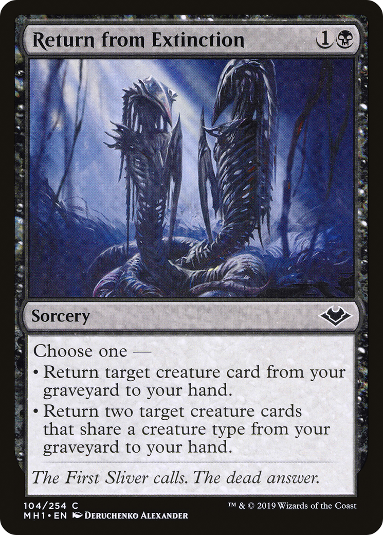 Return from Extinction (MH1-104) - Modern Horizons Foil