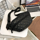 Womens Waist Large-Capacity Cotton Jacket-Style Crossbody Bag