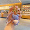 Cute Bear Heart Keychain Pendant