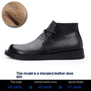 Short Lace-up Leather Mid-top Martin Boots