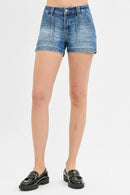 RISEN Low Rise Patched Pocket Shorts