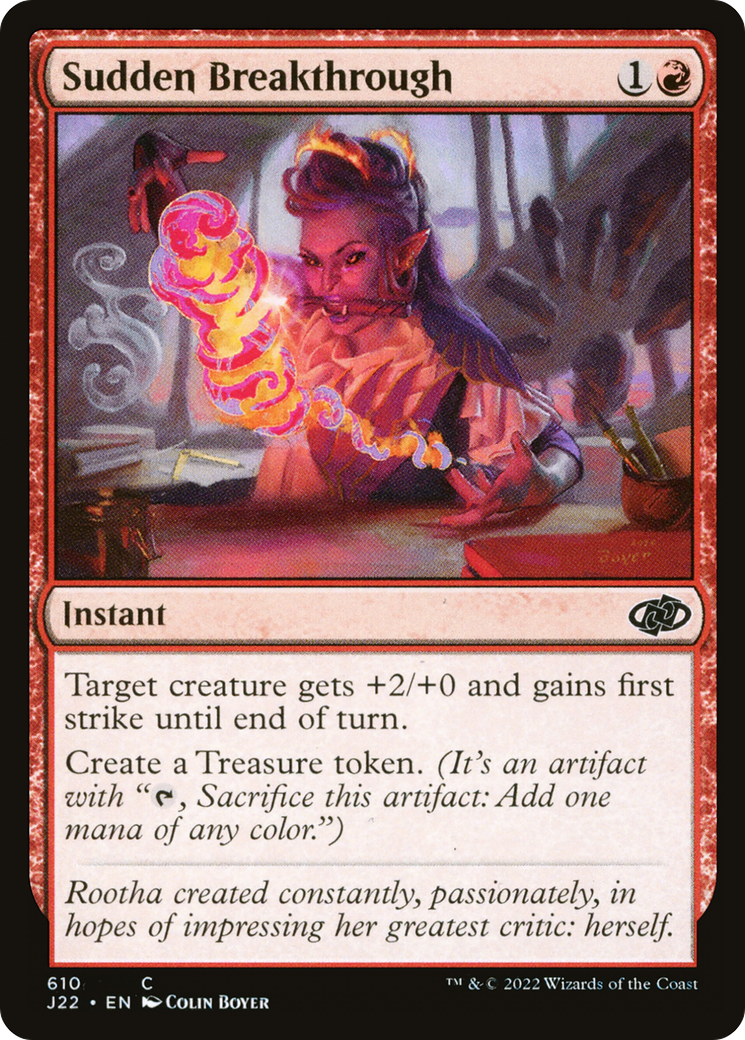 Sudden Breakthrough (J22-610) - Jumpstart 2022