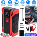 Car Jump Starter with Air Compressor Portable Car Battery Booster with Digital Tire Inflator with 2000mAh Peak Current for 12V Car 6.5L Gas or 4.0L Di