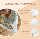 Personalized Baby Safari Round Blanket with Photo and Name - Watercolor Safari Animals and Botanical Wreath on White - Custom Baby Gift in 47 or 60 Inch