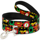 Dog Leash - Justice League Stacked Logos