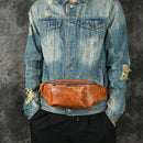 Retro Casual Genuine Leather Chest Bag