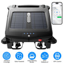 Solar PoweredÊRobotic Pool SkimmerÊAutomatic Swimming Pool Surface Cleaner with 2 Cleaning Modes Dual Charging Methods IPX7 Waterproof 1937sq.ft Cover