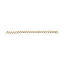 10K Yellow Gold 4.00 Cttw Round-Cut Diamond Floral Link 7.5" Bracelet (H-I Color, I2-I3 Clarity)