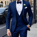 Mens Business Formal Wear Three-Piece Suit