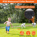 Electric Dog Collar Receiver Anti-Bark Dog Deterrent Training Collar with Beep Vibration Shock Modes for Dog Fence System