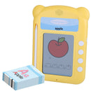 100 Words Talking Flash Cards 5.5In Toddler LCD Writing Tablet with 50 Double-sided Cards Stylus Pen Electronic Cognitive Audio Toddler Reading Machin