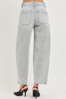 RISEN Slouchy Cropped Barrel Jeans