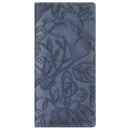 Floral Carved Womens Long Wallet With Embossed Pattern
