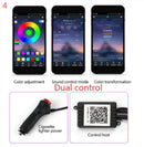 Car Fiber Optic Ambient APP Rhythm Light