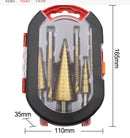 Step Drill Groove Saw Set (6 Pieces)