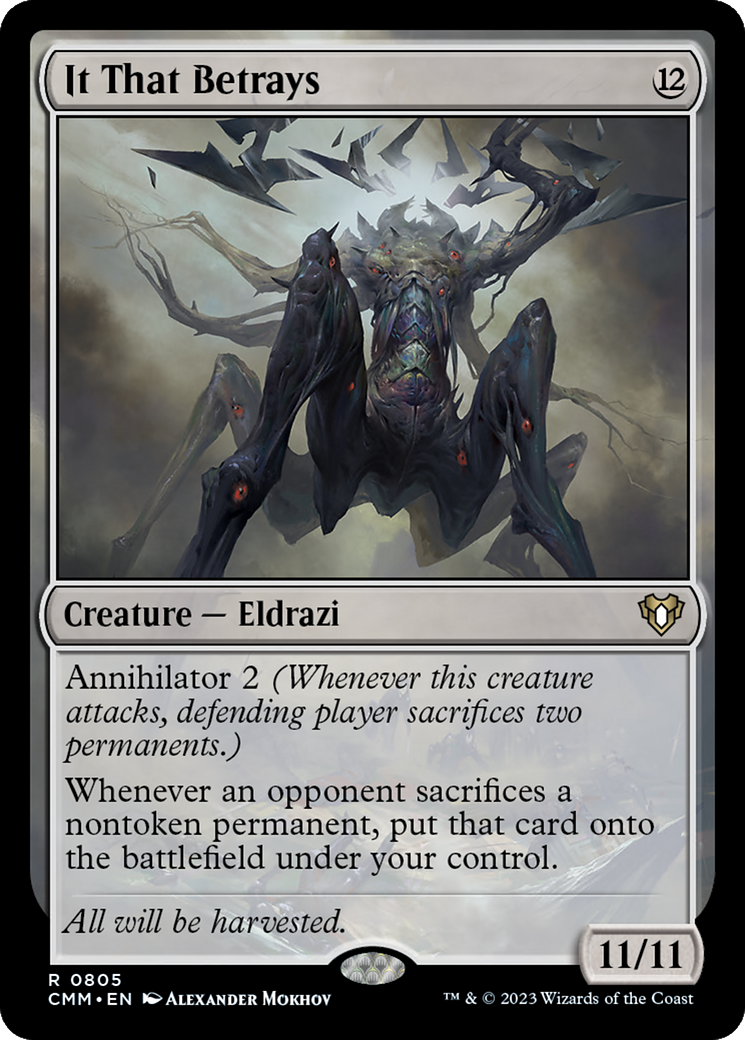 It That Betrays (CMM-805) - Commander Masters