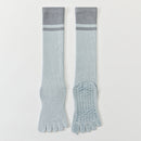 Color-blocked Ankle Cuffs Five-finger Yoga Calf Socks