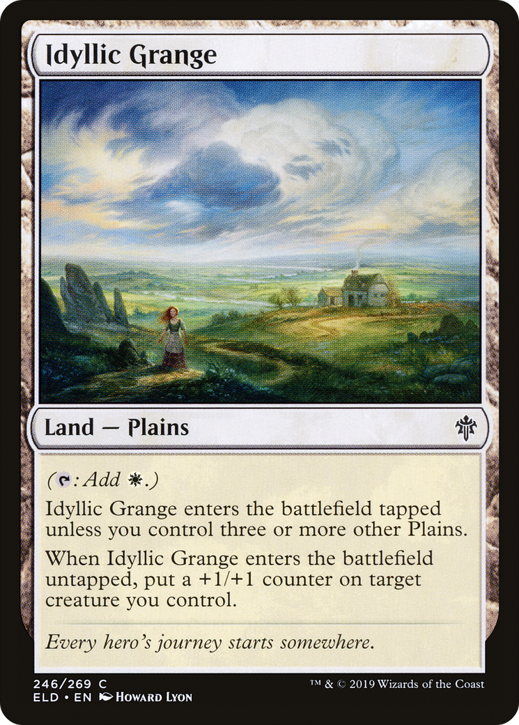 Idyllic Grange (ELD-246) - Throne of Eldraine Foil