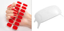 Waterproof Long Lasting Nail Stickers Letter Color