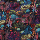 Mens Hawaiian Shirt Short Sleeve Fish Shirt Coral Reef Cotton Beach Shirt Magical World Coral Reef By Uta Krogmann
