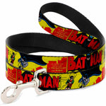 Dog Leash - Classic BATMAN Issue #1 Robin & Batman Cover Pose Yellow/Red