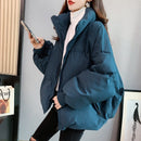 Short Loose-fitting Puffer Jacket For Petite Frames