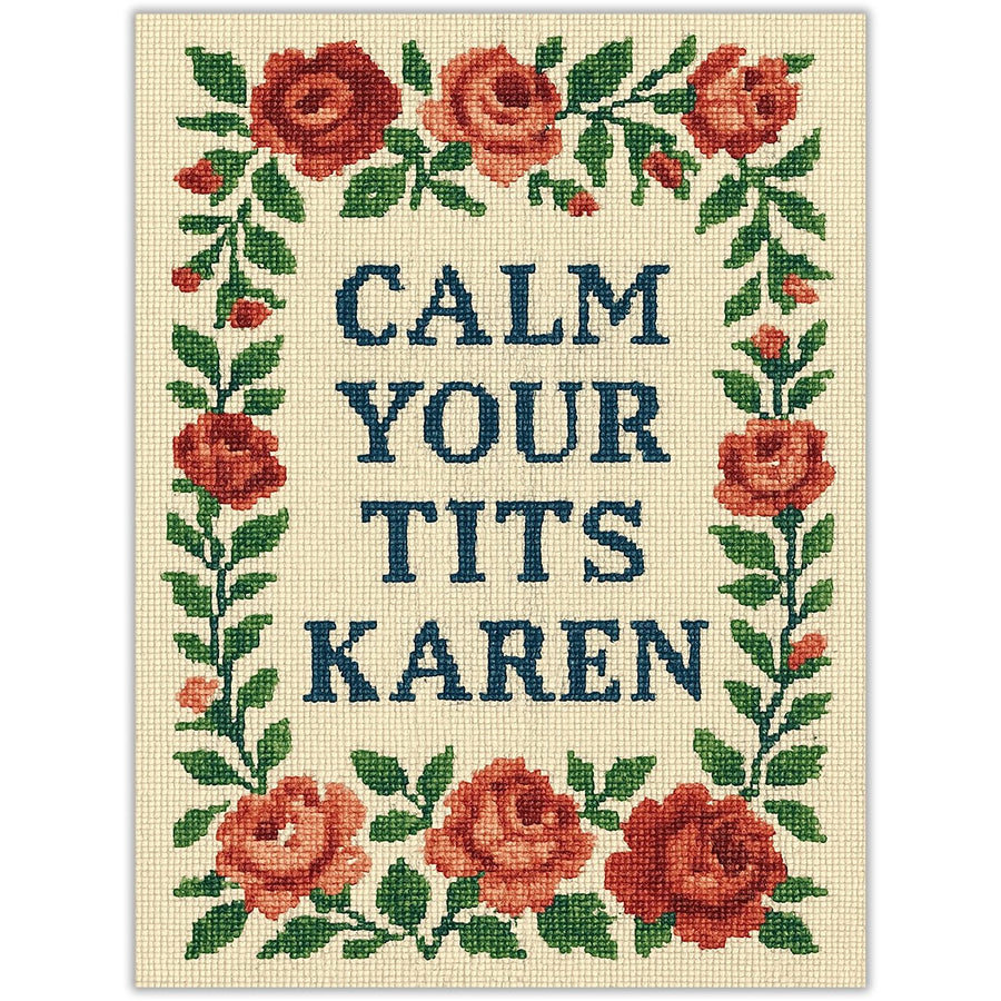 Calm Your T-ts Karen Sticker