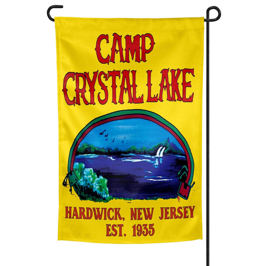 Camp Crystal Lake Garden Flag