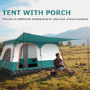 6-8 Person Camping Tent with Double Rooms and 2 Doors