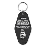 Captain Spaulding's Fried Chicken and Gasoline Keychain
