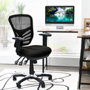 Ergonomic Mesh Office Chair with Adjustable Back Height and Armrests